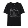 Vitruvianischer Paddler Kanu Kajak Leonardo Da Vinci Vitruvianische T-Shirts T-Shirts Für Männer Neuankunft Mode Freizeitkleidung Sweatshirt