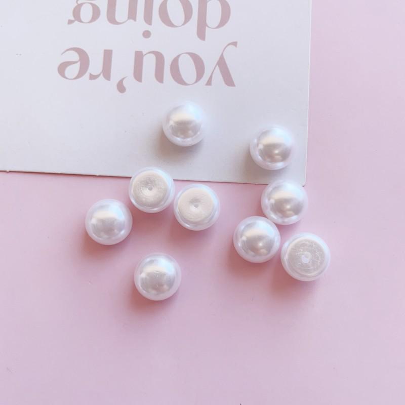 High Gloss ABS Bread Beads (6mm-18mm) for DIY Shoe, Hat, and Clothing Accessories