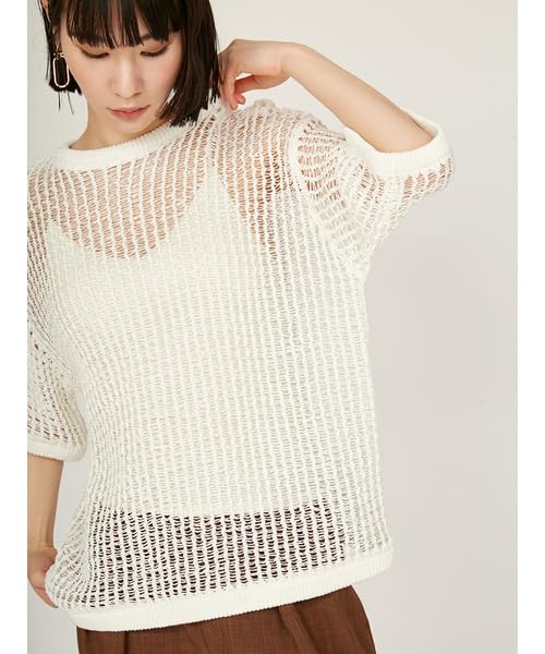 Emi Mesh Knicker Loose 13WNT252039 Women's Top,