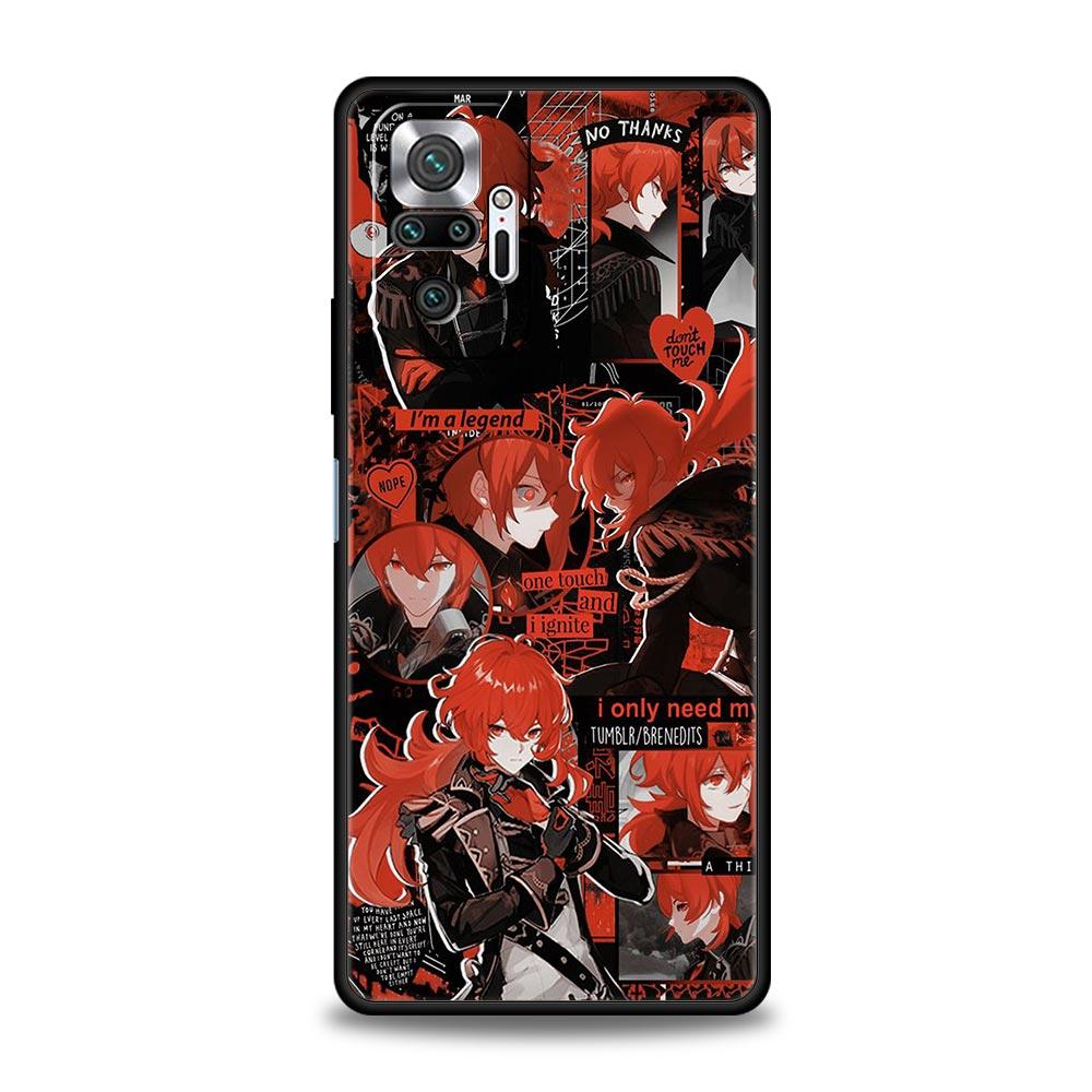 

Чехол Genshin Impact Top Games для Xiaomi Redmi Note 13 12 5G 11 10 Pro Plus 4G 9S 9 8 7 9T 13C 10C 9C 9A, силиконовый чехол Redmi 12
