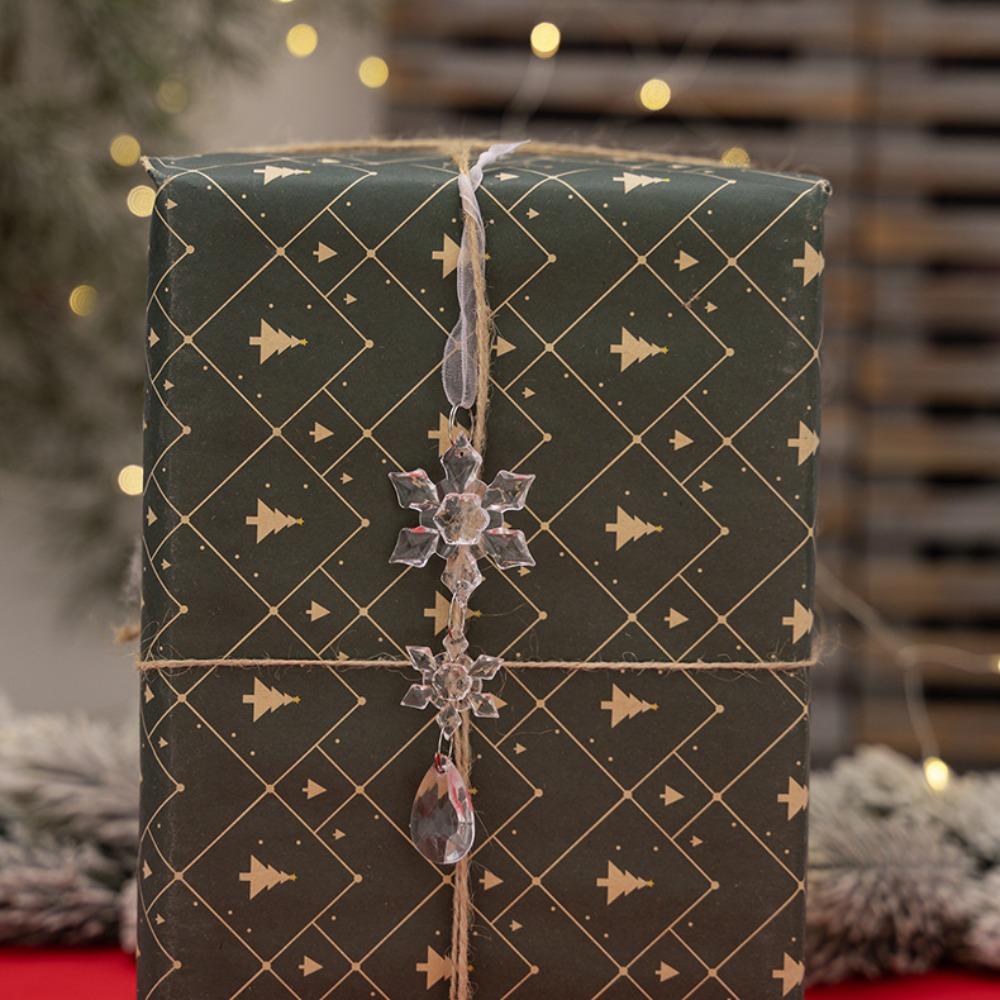 18PCS Creative Christmas Gifts Pendant Acrylic Christmas Decorations New Christmas Tree Ornament