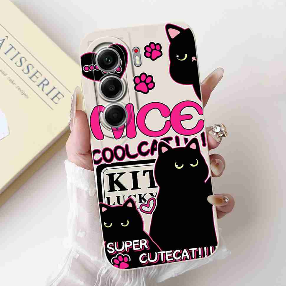 For Tecno Camon 40 Pro 5G 6.78" Case Cartoon Panda Astronaut Soft Silicone Matte Cover For Tecno Camon 40PRO 5G Phone Shell