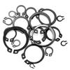 300Pcs Carbon Steel Black Shaft A-type C-type Spring Set M4-M28 Elastic Shaft Retaining Ring Box