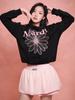 [mardimercredi] HANORAC FLOWERMARDI BRODERIE_BLACK PINK