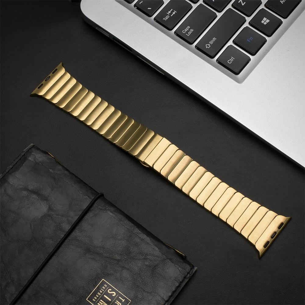 Stainless Steel Band for Apple Watch Ultra 3 2 1 49mm 11 10 46mm 42mm Luxury Strap for Iwatch 9 8 7 6 5 4 Se 44mm 40mm 45mm 41mm