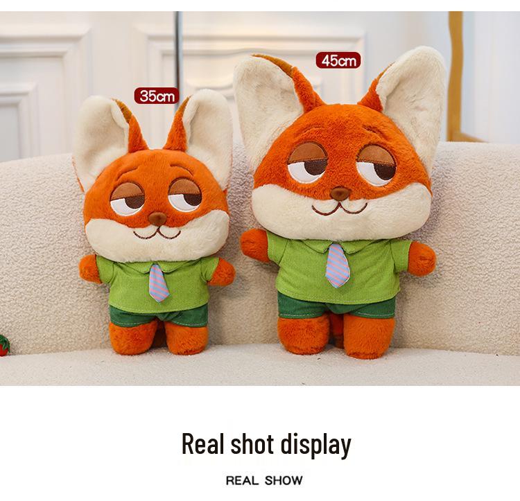 Crazy Animals Rabbit & Fox Plush Toy - Cute Q Version Dolls