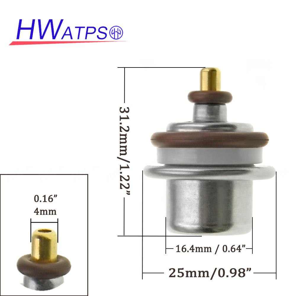 HWATPS Fuel Injection Pressure Regulator For Mazda 2 1.5L 2011-2014 ZJ3813280 ZJ38 13 280 ZJ38-13-350 D651-60-960 ZYE91335XB car Pressure Regulators