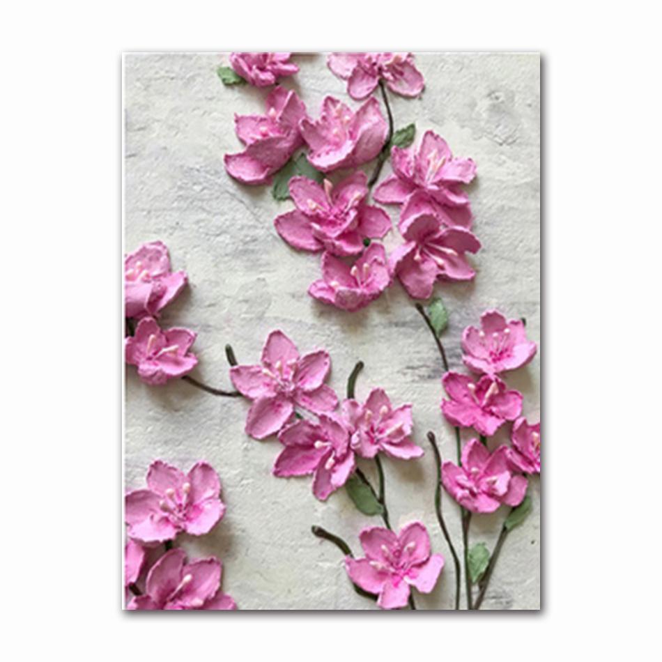Nordic Modern Flower Poster Home Decoration Scandinavian Canvas Painting Wall Art Poster And Print Murals Living Room Decoration