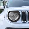 Front Light Headlight Lamp  Eyes Trim Cover For 2016-2018 Jeep Renegade TCZ