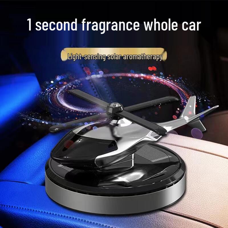 Solar Helicopter Car Air Freshener