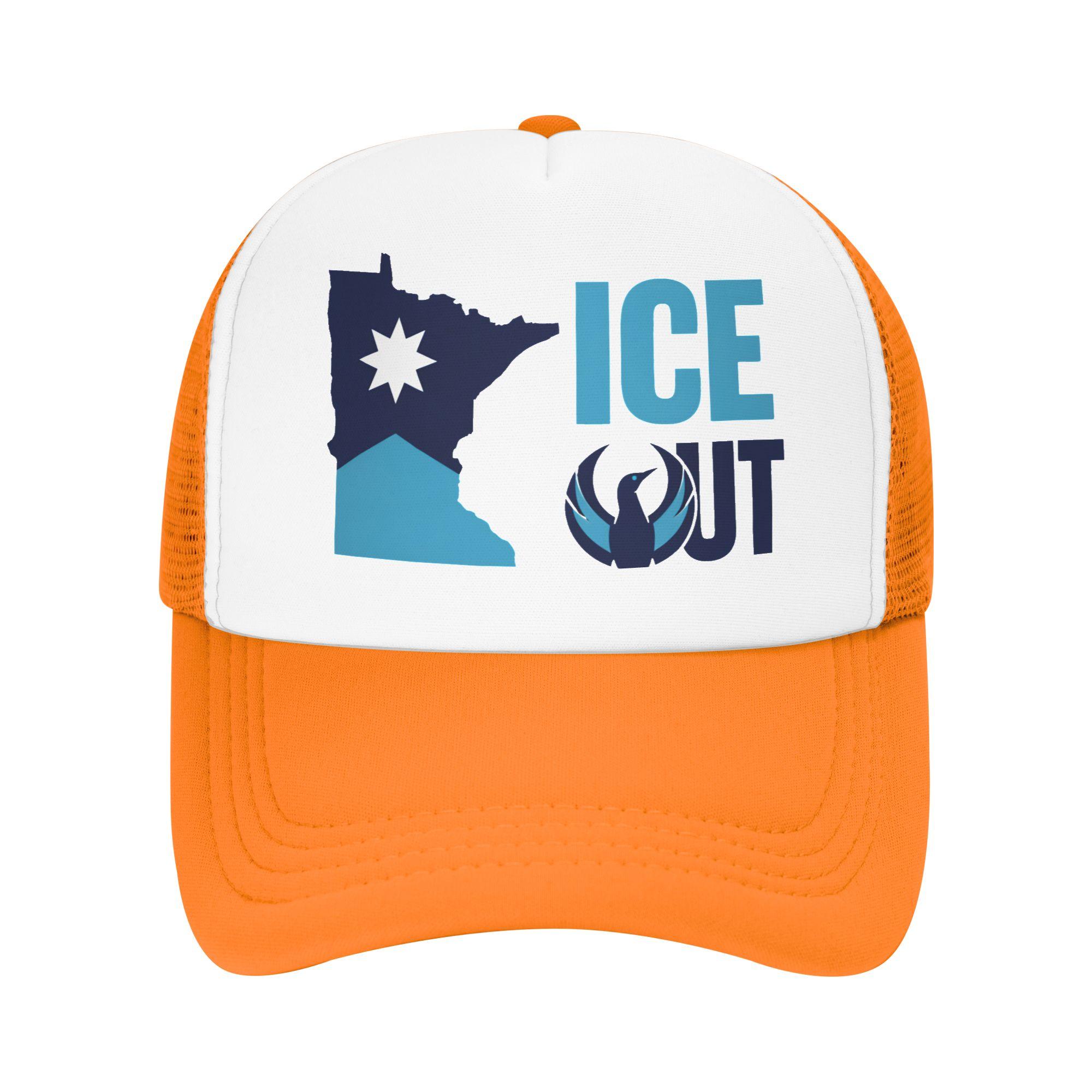 

ICE OUT Casual Baseball Cap Spring Trucker Hat Breathable Hunting Camping Hip Hop Hats Female Male Fashion Baseball Caps One Size