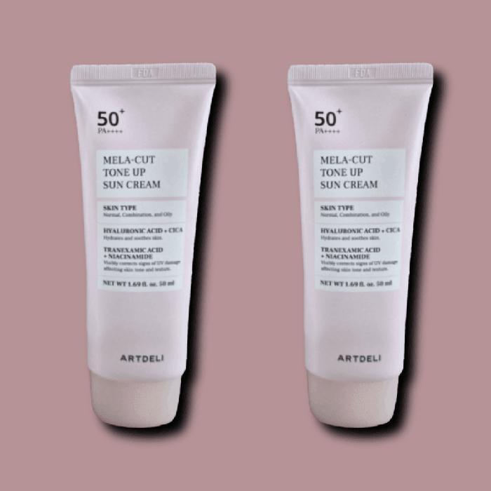 ARTDELI Melacut Tone-Up Sunscreen 50ml X 2 (38036324)