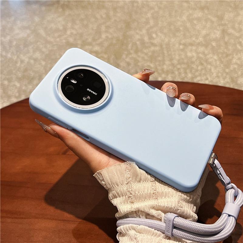 Applicable To Huawei Mate11 Mobile Phone Case, New Pro + High-grade Liquid Silicone Strap, Wristband, Lanyard, Anti-drop  Cover.