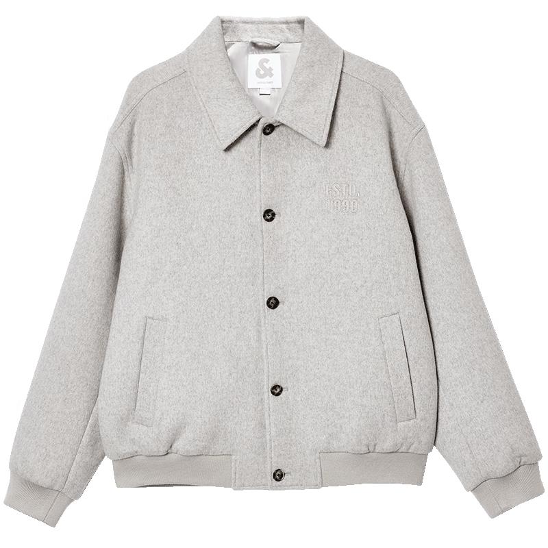 

Мужское пальто с лацканами из смесовой шерсти JACK&JONES 3XL