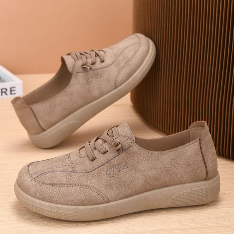Womens Comfortable Slip-On Flat Shoes Low-Heel Casual Loafers