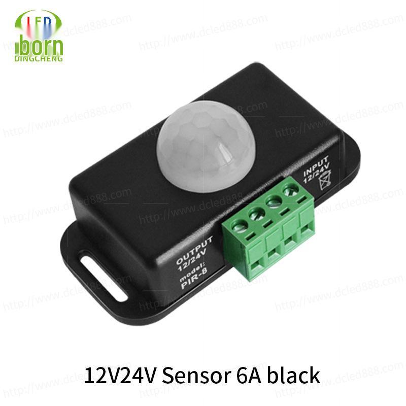 12В/24В Светодиодный контроллер с датчиком движения PIR