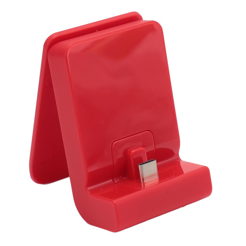 Portable Charging Dock for Switch Foldable Multi Angle Holder Game Console Play Stand Charging Station Red