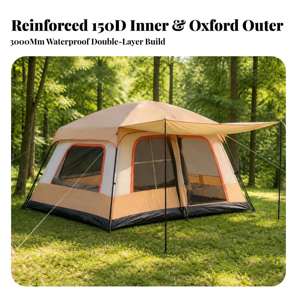 Automatic Tent Waterproof Double-Layer Windproof for Campers