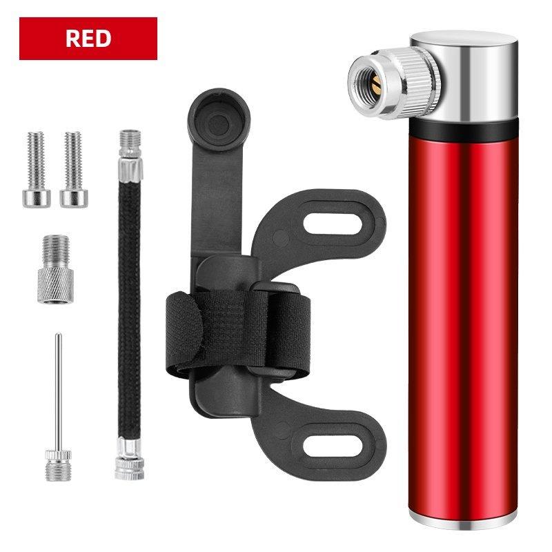NPY Bicycle Pump Mini Portable Aluminum Alloy Bike Pumps Air Pump Mountain Cycling Tire Inflator Bike Valves Bicycle Pump