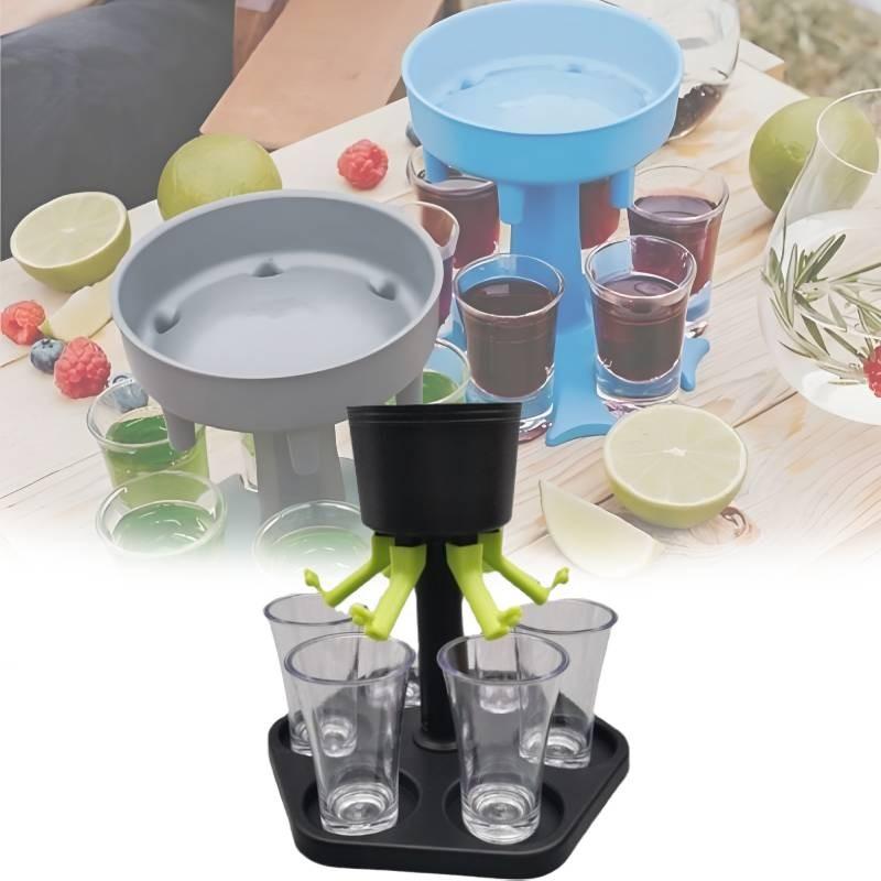 Wine Hexagonal Fair Divider Party Pour Dispenser Tray Set Of Supplies Tools