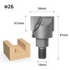 Silk Buckle Spiral Bottom Cleaning Knife Wooden Door Lock Hole Artifact Carpenter Lock Slot Fingerprint Lock Sharp Weapon