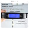 50kg/10g 110lb Portable Scale LCD Digital Luggage Suitcase Scale Handled Travel Baggage Bag Fish Weighting Hook Hanging Scales