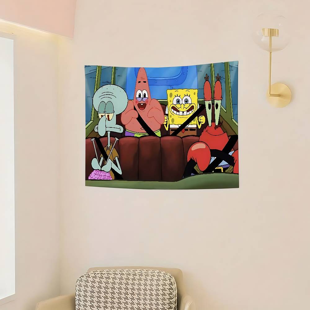 

AnimeSSpongeabBobsCute Flags Room Decor Outdoor Decors Personalized Items Flags For Bedrooms Home Funny 74x94cm(29x37in)