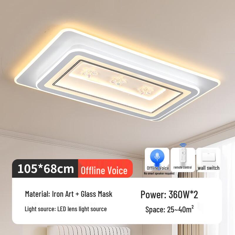 Modern Minimalist Bedroom LED Ceiling Light