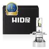 HIDya H4 LED Motorcycle Headlight, 49600cd (Candela), [60W HID-level Brightness], High Brightness, Vehicle Inspection Compliant, White 6500K, 1 Light,