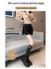 Spicy Girl High Waist Grey Irregular A-line Mini Skirt - Summer Versatile Slimming Bodycon