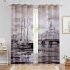 Classical Oil Painting 3d Printing Curtain Bedroom Studio Dormitory Study Room Decorative Curtain Can Be Customized 2 Pieces