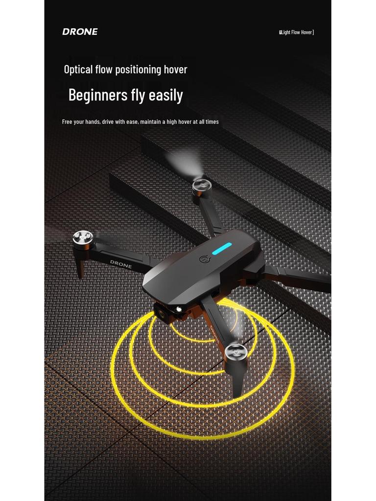 E88 Mini Foldable Brushless Drone with Optical Flow & Remote Control for Aerial Photography