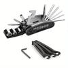 Bike Repair Tool Kits Bicycle Saddle Bag Cycling Seat Pack 16 in 1 Multi Function Repair Tool Set