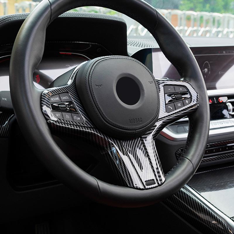 For BMW 3 Series G20 19-22 Carbon Fiber Color Center Gear Shift Panel Decorate Cover Shift Lever Panel Trim