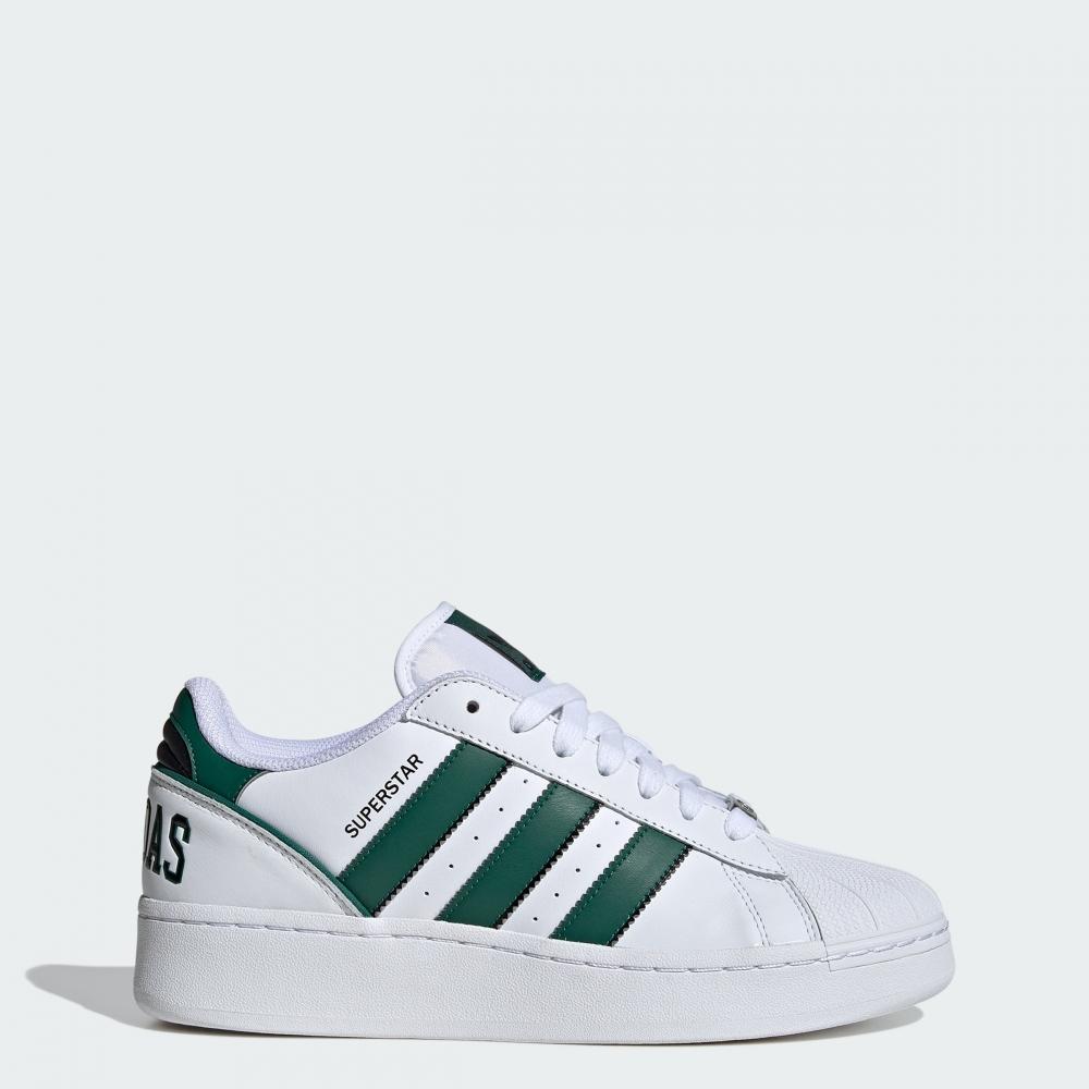 

adidas Men s adidas Superstar XLG Shoes cloud white collegiate green core bl