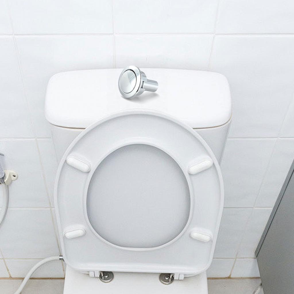 For Siamp 33A Toilet Flush Push Button Chrome Easy Install For 34335077