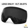 MAXJULI Professional Magnetic Ski Goggles Double Layers Lens Anti-fog UV400 Skiing Snowboard Eyeglasses Snowmobile For Men for Women M6