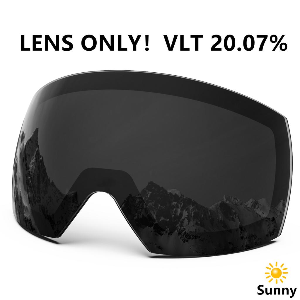 MAXJULI Professional Magnetic Ski Goggles Double Layers Lens Anti-fog UV400 Skiing Snowboard Eyeglasses Snowmobile For Men for Women M6