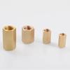 M3  M4 M5 M6 M8 M10 M12 M14 M22 Metric Female Brass Hex Rod Coupler Pipe Fitting Connector Adapter Water Gas Oil