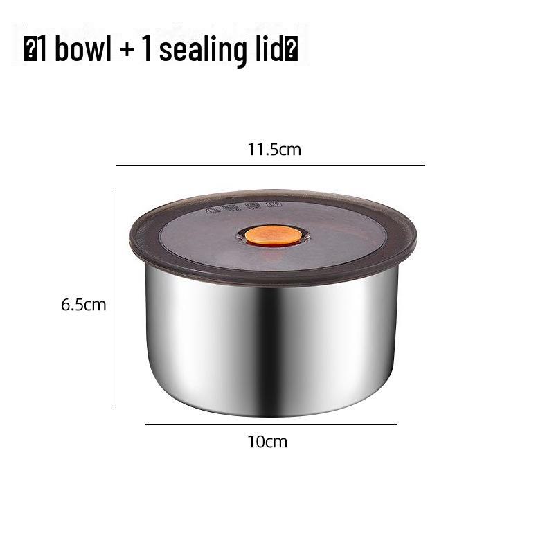 

Кухонная миска из нержавеющей стали для сохранения свежести: Ящик для хранения в холодильнике с крышкой