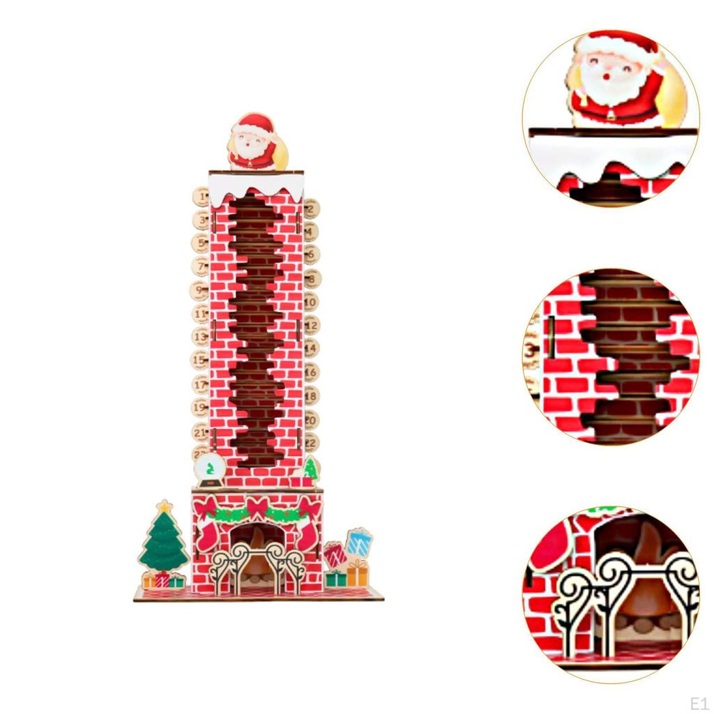 Weihnachts-Adventskalender Weihnachts-Tischdekoration Schreibtisch-Desktop-Ornament für Büro