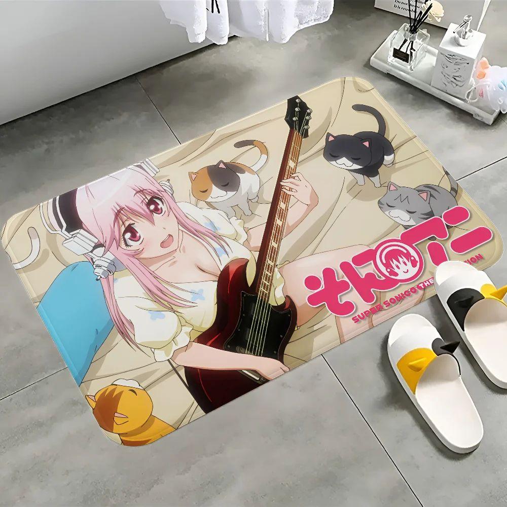 

VIKAMA Cute Cartoon Print Washable Rug Non Slip Soft Mat For Girls Bedroom Living Room Playroom Home Decor 40cm x 60cm