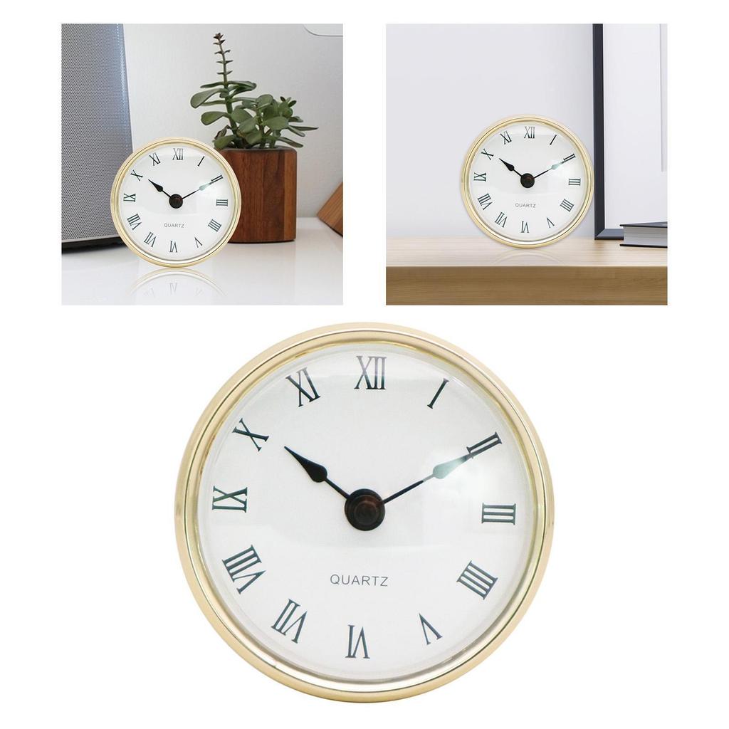 Quartz Clock Insert Digital Classic Bell Head Silent for Office Home School