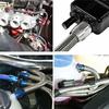 4PCS AN12 Black Car Hose finisher Clamp Hose End Cover Fitting Adapter Connector