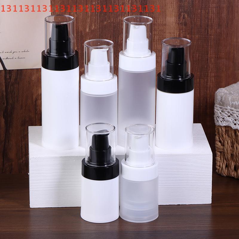 Travel Pump Bottle Dispenser Empty Lotion Bottles Refillable Cosmetic Container Press Type Women Make Up Moisturizers 30ml-120ml