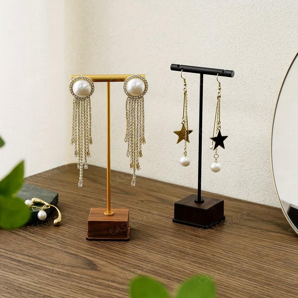 1PC Necklace Stand Luxury Selling Metal Rack Store Scene Decoration Jewelry Display Stand Jewelry Display Prop 6 Styles