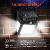 Solar Security Lights Solar Motion Sensor Lights Wireless Waterproof for Wall Fence Garden (2-Pack)