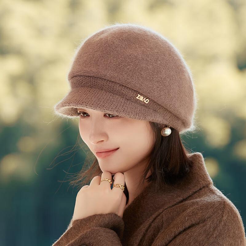 ВСТРЕЧАЙТЕ SUNNY Женская зимняя вязаная шапка из кроличьего меха One Size