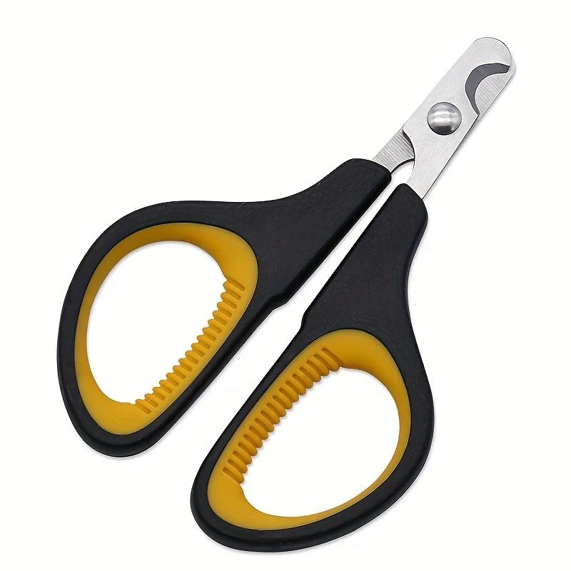 1 Piece of Pet Stainless Steel Nail Clippers, Scissors for Trimming, Cleaning, and Grinding Nails Suitable for Dog and Cat Claws