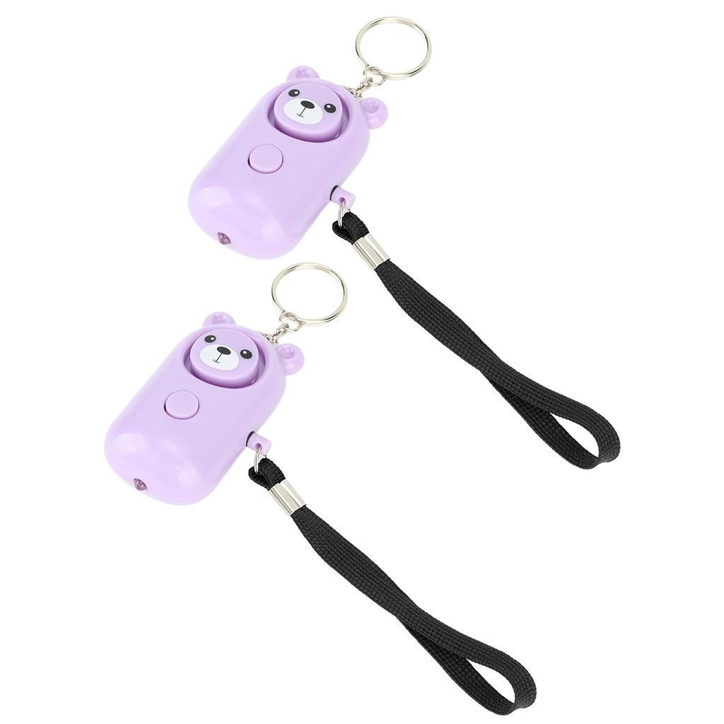 2 SZT. Alarm Bezpieczeństwa Styl Misia Alarmy Awaryjne Brelok Urządzenia Ochronne dla Kobiet Dziewcząt Dzieci